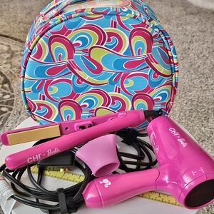 CHI x Barbie Pink Hair Styling Set